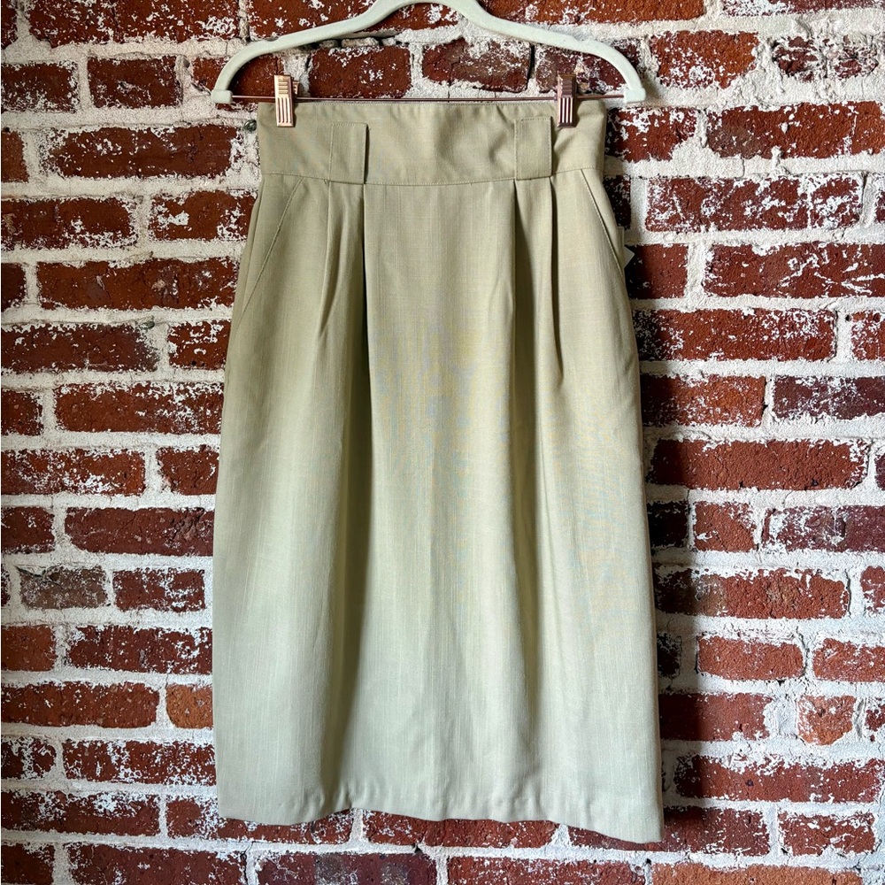 NWT Vintage Neutral Pencil Skirt - Picture 6 of 6